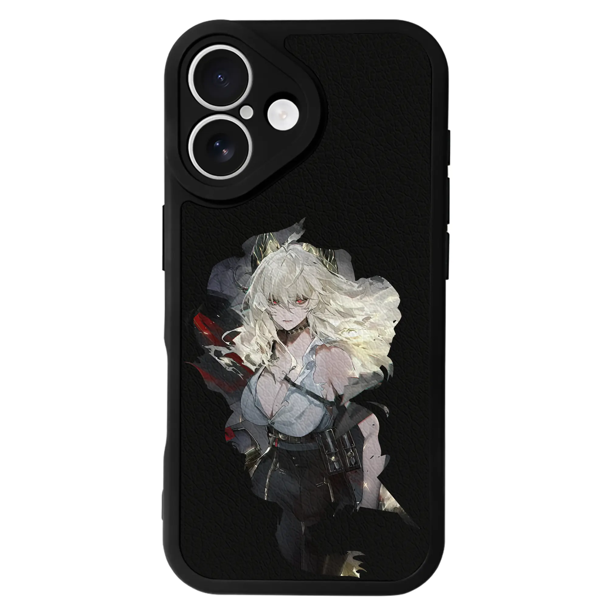 鳴潮 グッズ ザンニー - IPhone 16シリーズ対応 ・ シリコンスマホケース ・ レザー調 ・ 高精度フィット ・ 耐衝撃 ・ ワイヤレス充電対応 ・ 精密カット